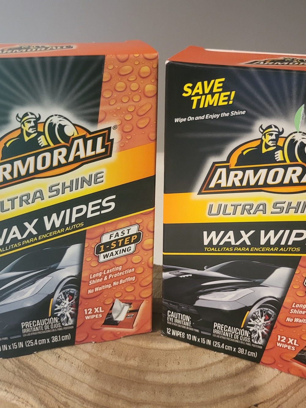 Ultra Shine Wax Wipes - Orange